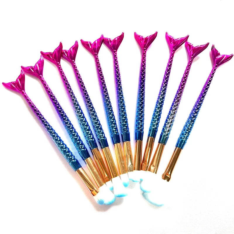 BROCHA COLA DE SIRENA X 10