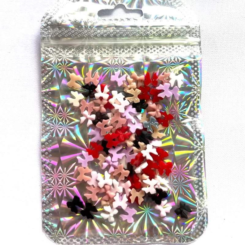 PIEZAS 3D UÑAS MARIPOSA 3